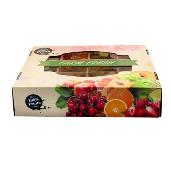 Stable Practical Vegetable Corrugated Boxes , Recyclable Tomato Shipping Boxes