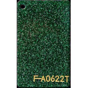 Cheap Green Emerald Glitter Acrylic Sheets Impact Resistance Easy To Clean for sale