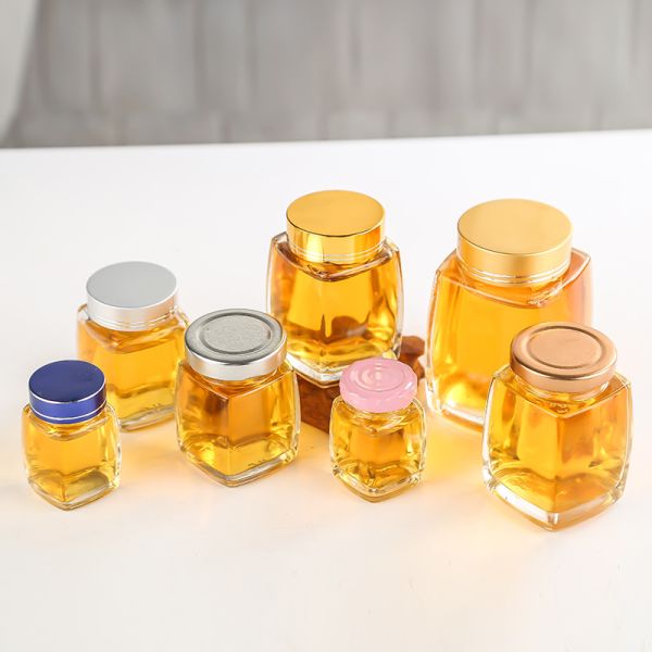 Thick Glass Storage Jars With Lids , Empty Square Glass Containers Easy To Clean