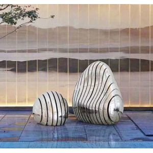 Buy cheap Decorative Outdoor Metal Lawn Ornaments Stainless Steel art Sculpture from wholesalers