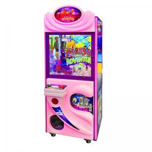 Pink Color Toy Catcher Machine 31 Inches With Wooden Plastic Material