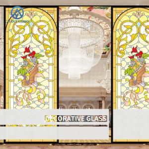 China Customized Stained Glass Windows Decorative Glass simple beautiful on sale