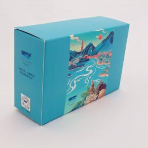 Cheap ISO9001 CMYK Blue Paper Corrugated Mailer Boxes Custom Toy Boxes for sale