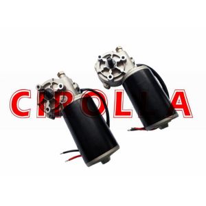 Cheap High Efficiency 24V dc gear motor with Worm Gear Box for Automatic Machines for sale