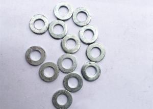 Cheap Round Flat Metal Washers , 4.8 Grade Plain Washer With Zinc Finish for sale