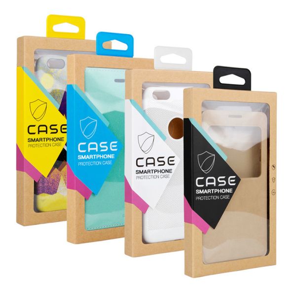 Recycable Mobile Case Packaging Box Eco Friendly Kraft Paper