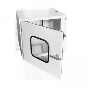 China Customizable Cleanroom Pass Box Electronic / Mechanical Interlock Pass Cabinet on sale