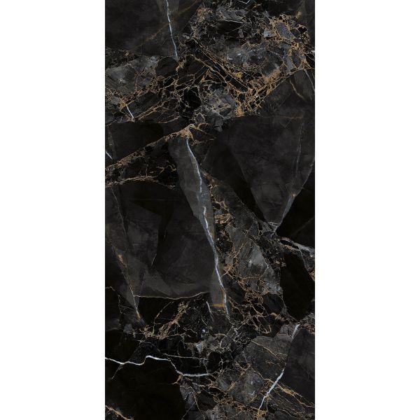 60x120 Solid Black Porcelain Tile Full Body Marble Floor Tiles for Luxury Homes