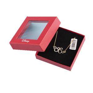 China Two Piece Cardboard Jewelry Box with Clear Window on sale