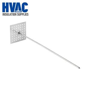 Cheap Perforated Base Insulation Stick Pins For Rigid Insulation Zinc Finished for sale