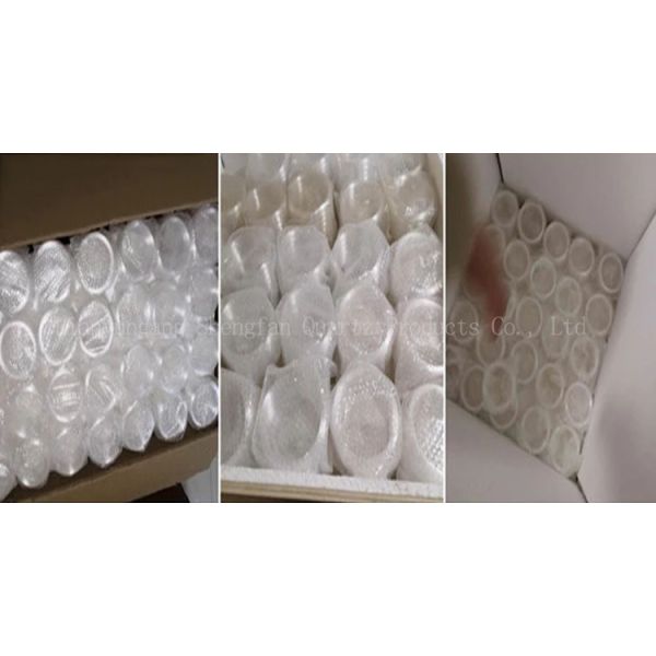 Custom Grooved Quartz Sheet Quartz Window Mirror PerforatedHigh Temperature Resistant Optical Transparent Quartz Glass