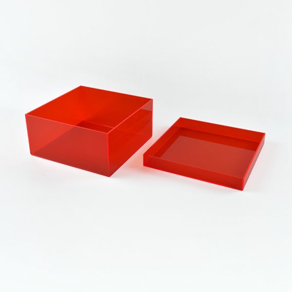 Luxurious Custom Color Acrylic Box For Cake Chocolate Packing Gift Packing