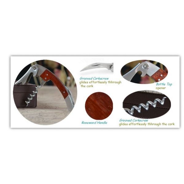 Deluxe Wine Accessories Gift Box With Cordless Design Electric Polyresin Wine Opener