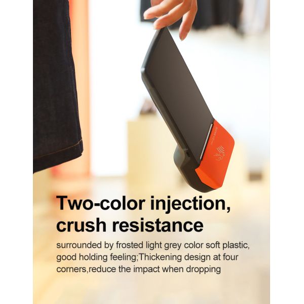 Capacitive Screen Wifi Handheld Pos Terminal With Printer