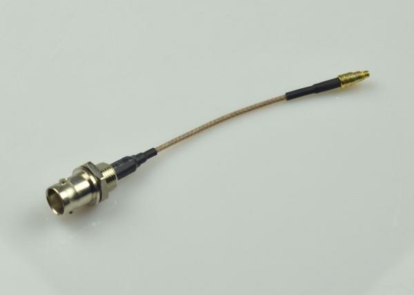Quality Low Loss BNC Female To MMCX Male Straight Connector RF Coaxial Cable Assembly wholesale