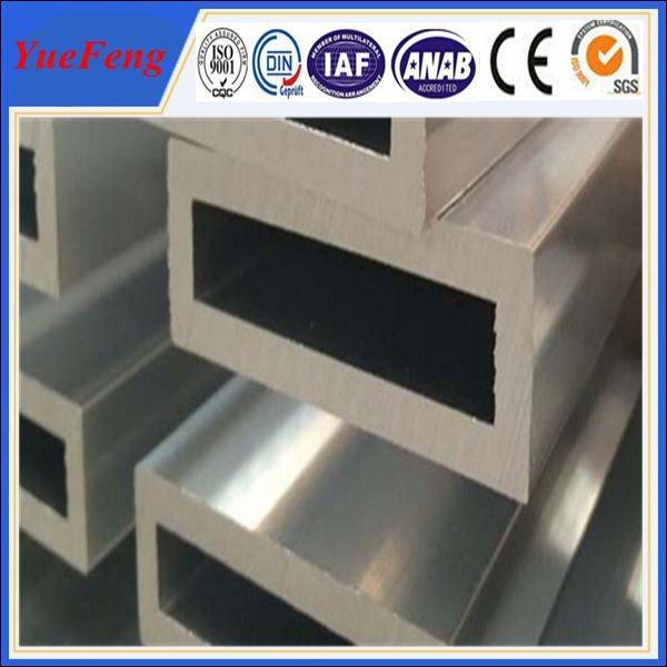 Quality OEM cheap mill finish aluminium profile aluminium tube manufacturer,aluminium square tube wholesale