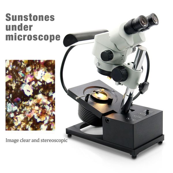 Mature optical design Generation 1st Swing arm type Gem Microscope R1A-15