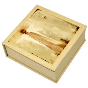 China Fabric Linen Cloth Rigid Cardboard Gift Boxes Book Style CMYK Full Color Printing on sale