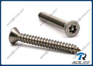 Stainless Steel Flat Head Torx Tamper Proof Self Tapping Security Screw