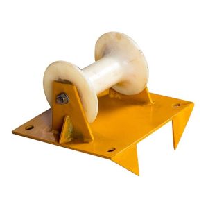 Cheap Edge Mount Manhole Wire Pulling Rollers , Pithead Roller Cable Pulling Rollers for sale