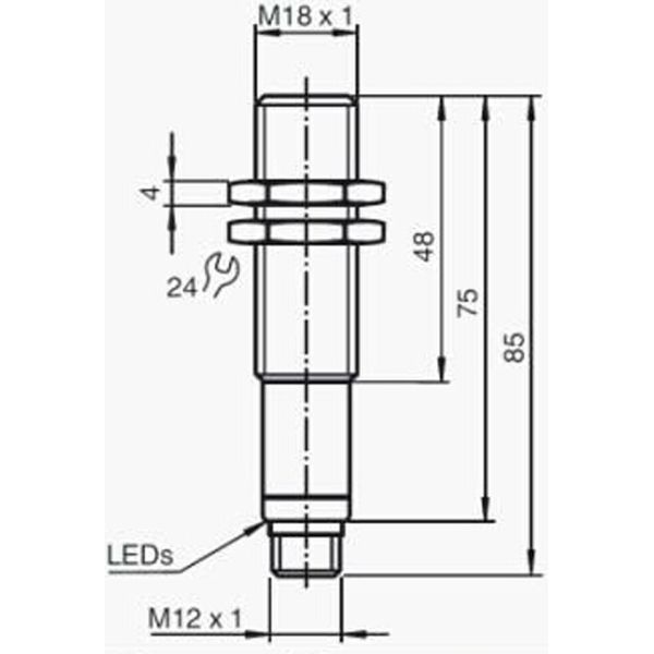 External Synchronization Adjustable Ultrasonic Proximity Sensor With 255 KHz Transducer