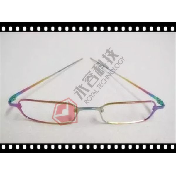 Titanium Spectacles Frames Rainbow Coating Machine , Eyeglass Frame Multi Arc Ion Plating Equipment