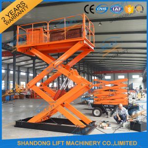 Buy cheap 1T 5.5M Hydraulic Heavy Duty Scissor Lift Electric Home Scissor Lift Platform from wholesalers