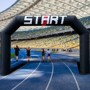 China Factory Customized Air Arch Sponsor Branding Start Finish Line Sports Advertising Inflatables on sale