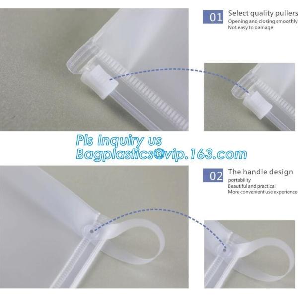 Biodegradable Customised printing Clear PVC Cosmetic Standup k Pouch,Toiletries Cosmetic Pvc Pouch With Marble Dig