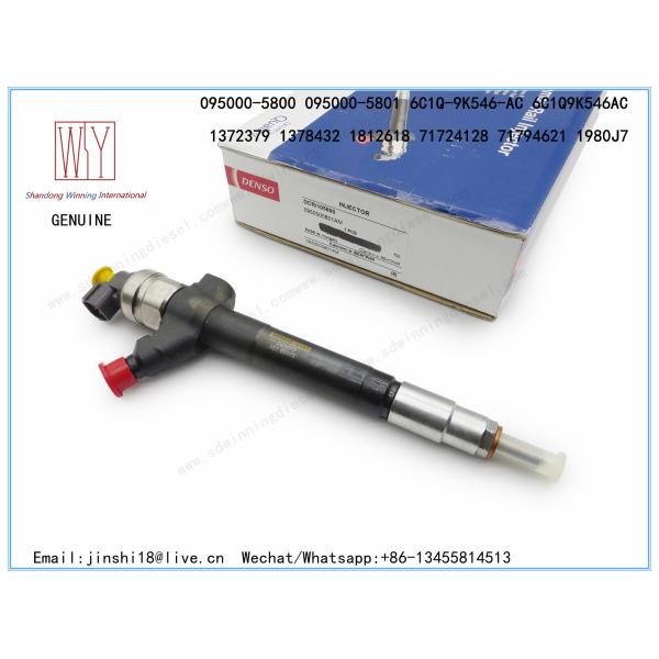 DENSO GENUINE AND BRAND NEW DIESEL FUEL INJECTOR 095000-5800, 095000-5801 FOR TRANSIT 6C1Q-9K546-AC, 6C1Q9K546AC, 137237
