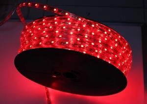 Cheap 60 Leds / M IP67 Flexible Led Strip Lights , 220 Volt Red Led Light Strip for sale