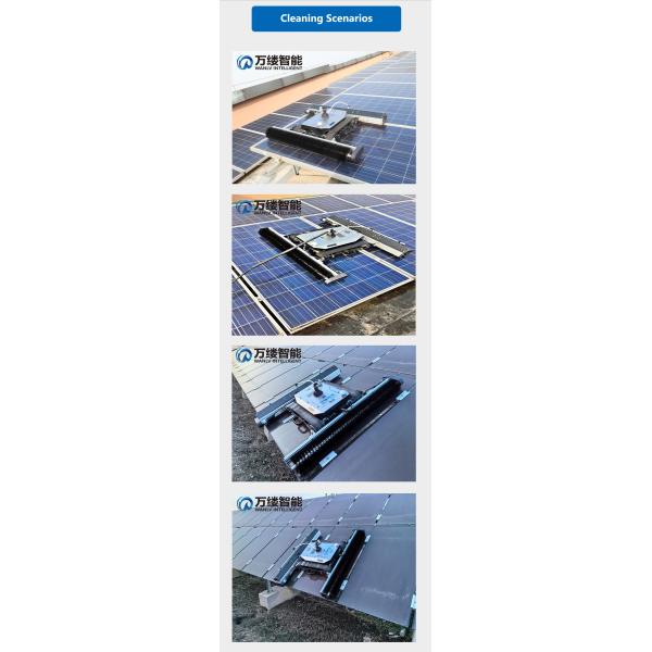 High Pressure Water Pump Clean-In-Place Solar Panel Cleaning Robot with Remote Control