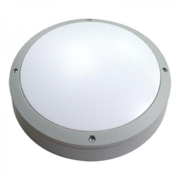 Quality Grey Led Round Bulkhead Light Die - Cast Aluminum Housing IP65 IK10 Moisture Proof wholesale