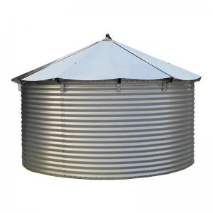 China Hot Galvanized Corrugated Steel Water Storage Tanks / Round Wastewater Storage Tank on sale