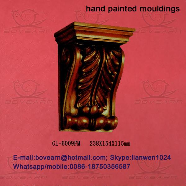 Quality Factory price decorative pu exotic corbels/ exterior corbels wholesale