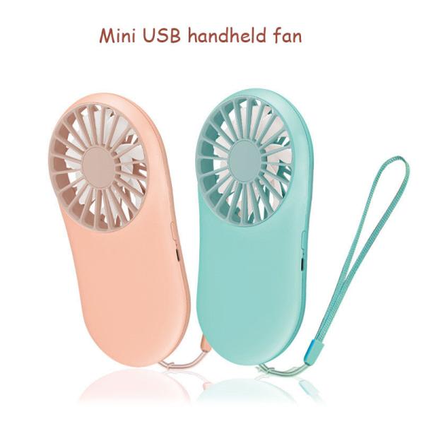 Mini portable usb handheld rechargeable fan with lanyard strap, Customized promotional gifts Fan