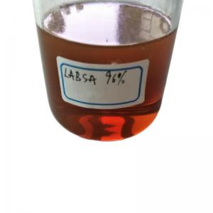 Cheap CAS 68584-22-5 LABSA 96% Ionic Surfactants Linear Alkyl Benzene Sulphonic Acid for sale