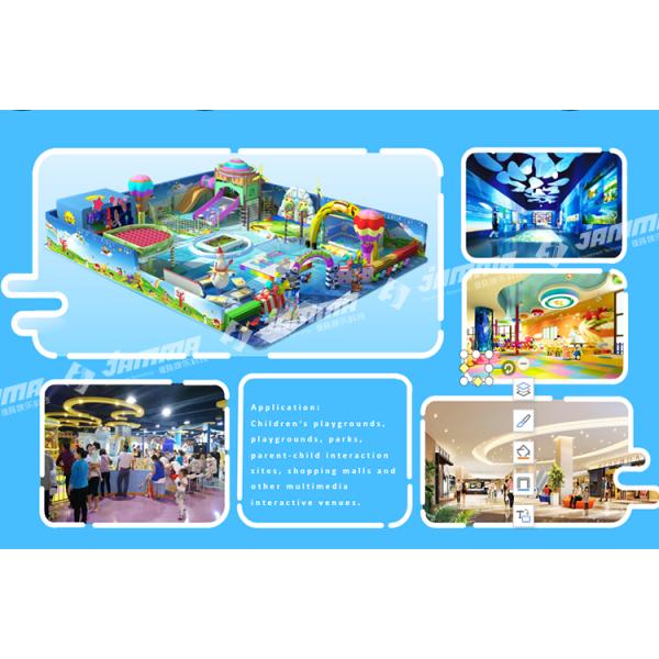 Multiplayer Game Interactive Climbing Projector 3D Projection Mapping