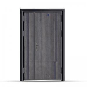 Cheap Entry Door Security Armored Stainless Steel Entrance Metal Front Door For Villa for sale