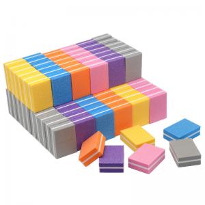 Cheap Mini Sponge Nail Care Tools / Nail Buffer Block Double Sided Size 3.5 * 2.5 * 1.2cm for sale