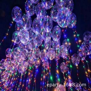 Cheap Transparent balloon LED lights, balloon Bling Bling Colorful light for birthday party decoration wedding layout for sale