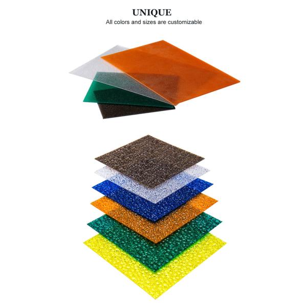 Showeroom Door Soundproof 8mm PS Embossed Sheet