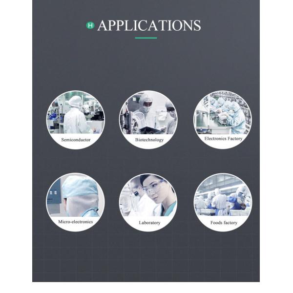 Anti Static ESD Clean Room Mops Easy To Change With 90cm Handle Length