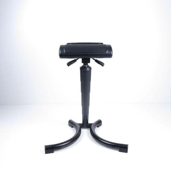 Lab / Workplace Ergonomic Sit Stand Chair Fixed Foot Support PU Foam Material