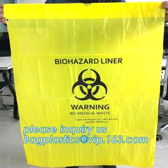 Bio Hazard Tote Bags,Stick-on Red Bio Hazard Waste Bags 6" x 6" 200/Bx,Shop Bio Hazard Shoulder bags online bagease pack