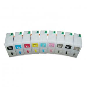China 80ml 9colors Refillable Cartridges for Epson Stylus PRO 3800 3880 3850 3890 Printers For Epson Compatible Ink Cartridge on sale