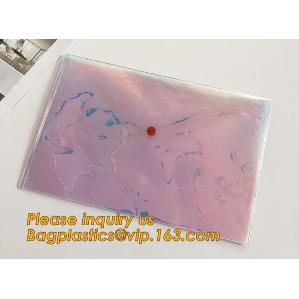 PVC A4 File Folder Document Filing Bag Stationery Bag,Good Quality Custom Cute PVC Documents Filing Bag bagplastics pac