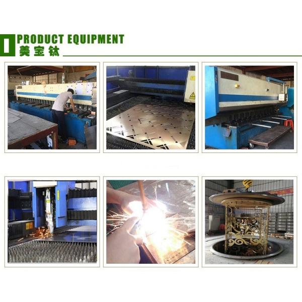 New style SS201 rose gold Hairline Stainless Steel Room Divider Decoration Living Room