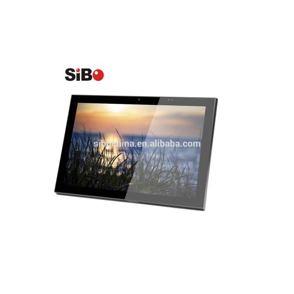 POE Android Touch Wall Mounted NFC Reader 10'' Tablet With LED Light For Time Attendance