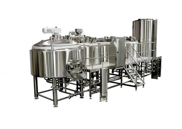 Quality 5000L Sanitary SS Large Brewing Equipment With Tri - Clamp Connection wholesale